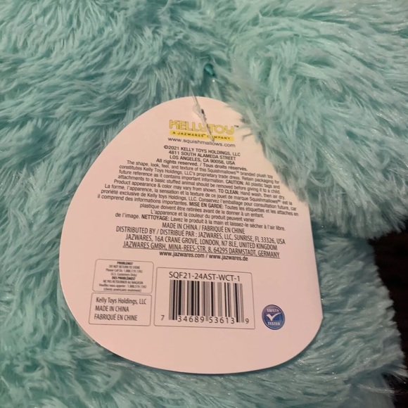 Giant Squishmallow Joelle 24” Blue Yeti Sasquatch Bigfoot NWT - Picture 4 of 4